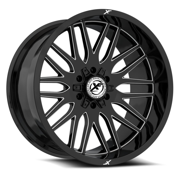 XF Offroad Wheels XF-240 Gloss Black Milled 17x9 12mm Offset 6x135,6x139.7 (6x5.5) XF Offroad Wheels XF-240 Gloss Black Milled 17x9 12mm Offset 6x135,6x139.7 (6x5.5)