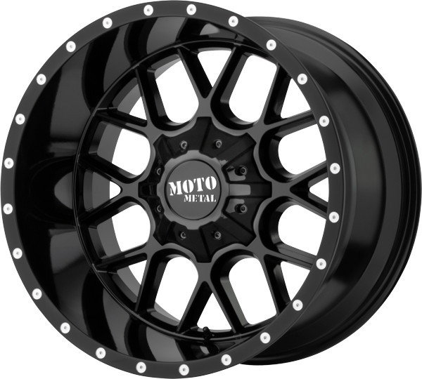 Moto Metal Wheels Siege MO986 Gloss Black 20x10 -18mm Offset 6x135,6x139.7 (6x5.5)