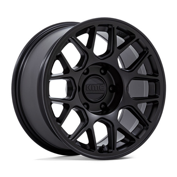 KMC Wheels Hatchet KM730 Matte Black 17x8.5 -10mm Offset 6x139.7 (6x5.5)
