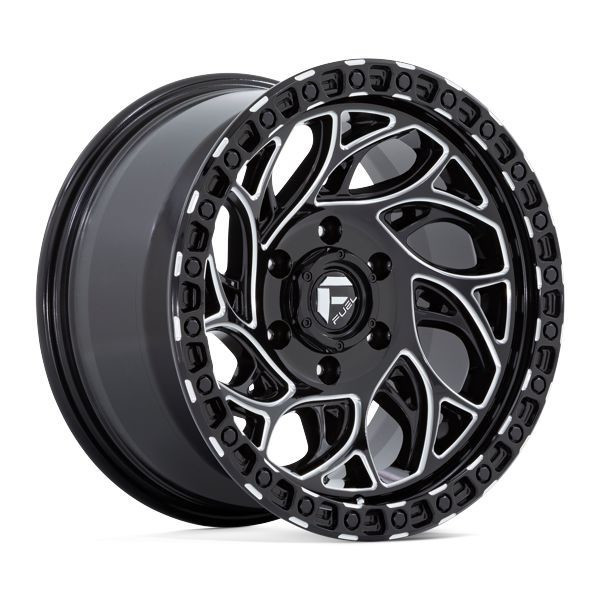 Fuel Offroad Wheels Runner OR D840 Gloss Black Milled 17x9 -12mm Offset 6x139.7 (6x5.5)