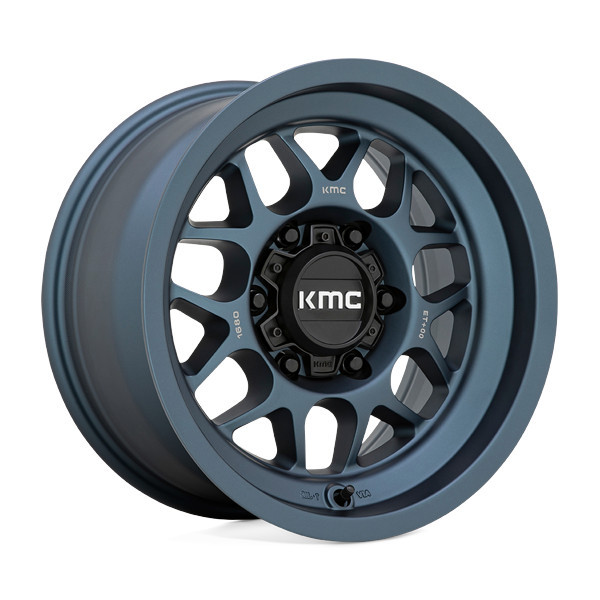 KMC Wheels Terra KM725 Metallic Blue 17x8.5 0mm Offset 6x139.7 (6x5.5)
