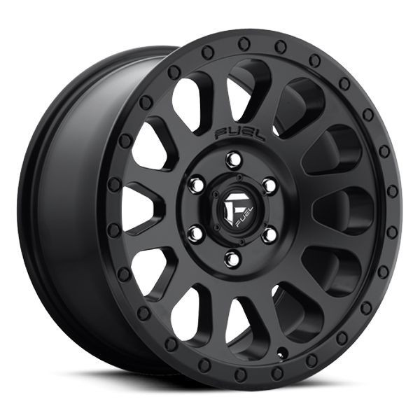 Fuel Offroad Wheels Vector D579 Matte Black 17x8.5 7mm Offset 6x139.7 (6x5.5)