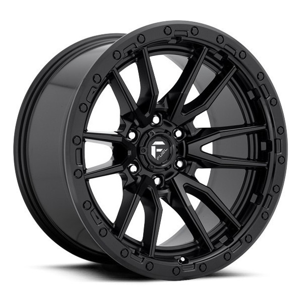 Fuel Offroad Wheels Rebel D679 Matte Black 17x9 1mm Offset 6x139.7 (6x5.5)