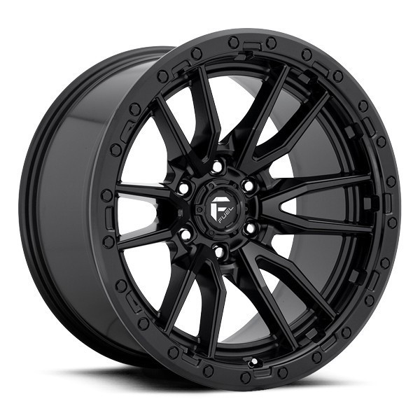 Fuel Offroad Wheels Rebel D679 Matte Black 17x9 -12mm Offset 6x139.7 (6x5.5)