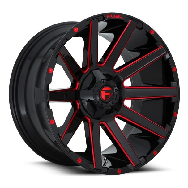 Fuel Offroad Wheels Contra D643 Gloss Black Red Tinted Clear 18x9 -12mm Offset 6x135,6x139.7 (6x5.5) Fuel Offroad Wheels Contra D643 Gloss Black Red Tinted Clear 18x9 -12mm Offset 6x135,6x139.7 (6x5.5)