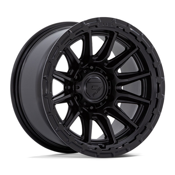 Fuel Offroad Wheels Piston FC866 Blackout 17x9 -12mm Offset 6x139.7 (6x5.5)