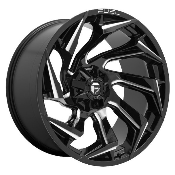 Fuel Offroad Wheels Reaction D753 Gloss Black Milled 18x9 -12mm Offset 6x135,6x139.7 (6x5.5) Fuel Offroad Wheels Reaction D753 Gloss Black Milled 18x9 -12mm Offset 6x135,6x139.7 (6x5.5)