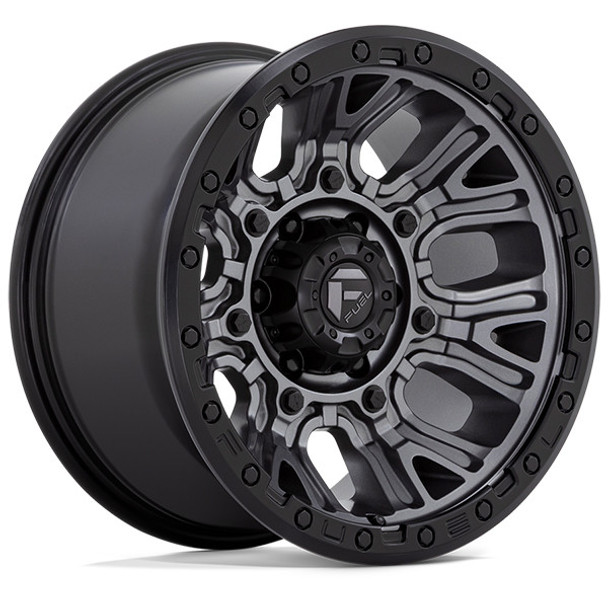 Fuel Offroad Wheels Traction D825 Matte Gunmetal With Black Ring 20x9 1mm Offset 6x139.7 (6x5.5) Fuel Offroad Wheels Traction D825 Matte Gunmetal With Black Ring 20x9 1mm Offset 6x139.7 (6x5.5)