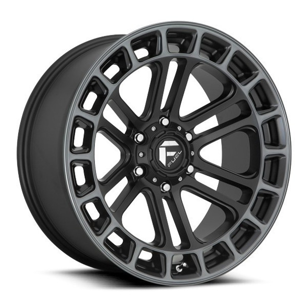 Fuel Offroad Wheels Heater D720 Matte Black Double Dark Tint Machined 22x10 -13mm Offset 6x139.7 (6x5.5) Fuel Offroad Wheels Heater D720 Matte Black Double Dark Tint Machined 22x10 -13mm Offset 6x139.7 (6x5.5)