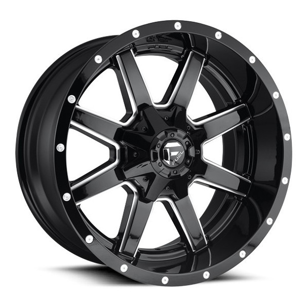 Fuel Offroad Wheels Maverick D610 Gloss Black Milled 22x10 -24mm Offset 6x135,6x139.7 (6x5.5) Fuel Offroad Wheels Maverick D610 Gloss Black Milled 22x10 -24mm Offset 6x135,6x139.7 (6x5.5)