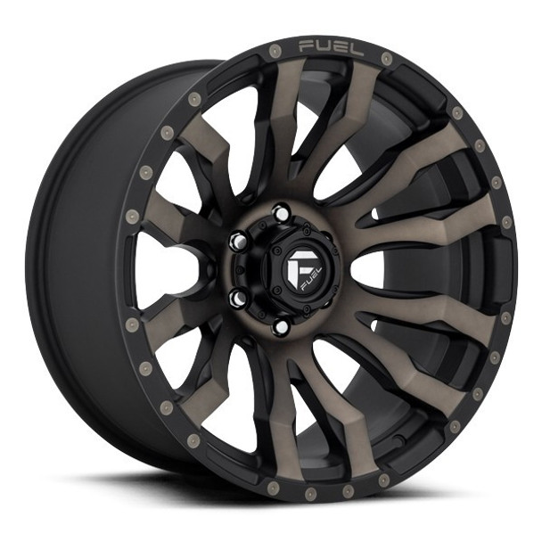 Fuel Offroad Wheels Blitz D674 Matte Black Double Dark Tint 16x8 1mm Offset 6x139.7 (6x5.5) Fuel Offroad Wheels Blitz D674 Matte Black Double Dark Tint 16x8 1mm Offset 6x139.7 (6x5.5)