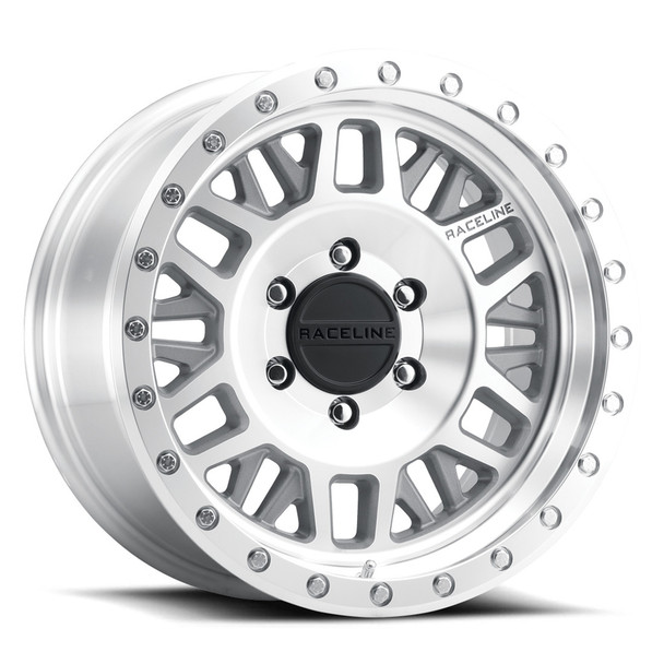 Raceline Wheels Ryno 951MC Machined CC 17x9 -12mm Offset 6x139.7 (6x5.5)