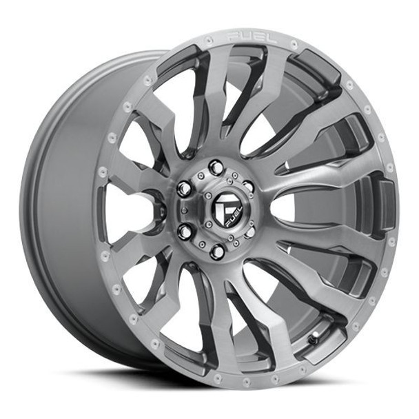 Fuel Offroad Wheels Blitz D693 Platinum 22x12 -44mm Offset 6x139.7 (6x5.5) Fuel Offroad Wheels Blitz D693 Platinum 22x12 -44mm Offset 6x139.7 (6x5.5)