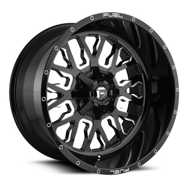 Fuel Offroad Wheels Stroke D611 Gloss Black Milled 22x10 -19mm Offset 6x135,6x139.7 (6x5.5) Fuel Offroad Wheels Stroke D611 Gloss Black Milled 22x10 -19mm Offset 6x135,6x139.7 (6x5.5)