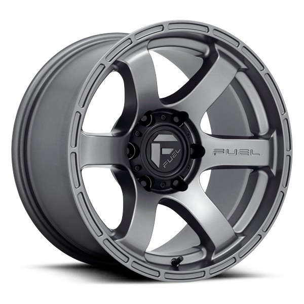 Fuel Offroad Wheels Rush D767 Matte Gun Metal 18x9 1mm Offset 6x139.7 (6x5.5)
