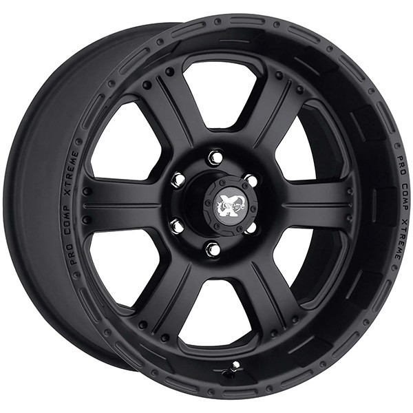 Pro Comp Wheels Kore PA89 Flat Black 17x9 -6mm Offset 6x139.7 (6x5.5)