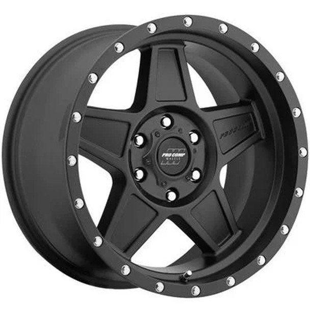 Pro Comp Wheels Predator PA35 Satin Black 18x9 0mm Offset 6x139.7 (6x5.5)