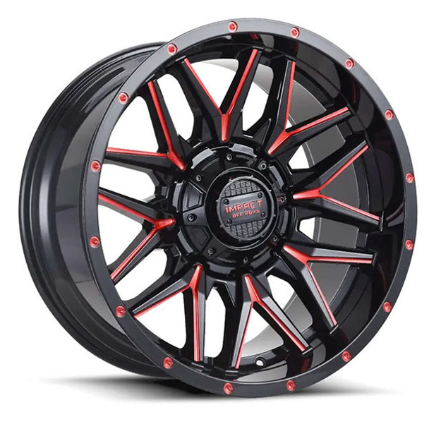 Impact Offroad Wheels 819 Gloss Black Milled Candy Red 17x9 0mm Offset 6x135,6x139.7 (6x5.5) Impact Offroad Wheels 819 Gloss Black Milled Candy Red 17x9 0mm Offset 6x135,6x139.7 (6x5.5)