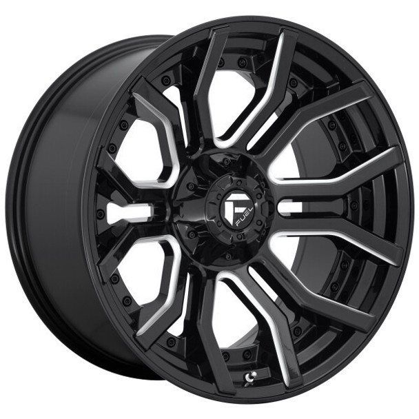 Fuel Offroad Wheels Rage D711 Gloss Black Milled 22x10 -18mm Offset 6x135,6x139.7 (6x5.5) Fuel Offroad Wheels Rage D711 Gloss Black Milled 22x10 -18mm Offset 6x135,6x139.7 (6x5.5)
