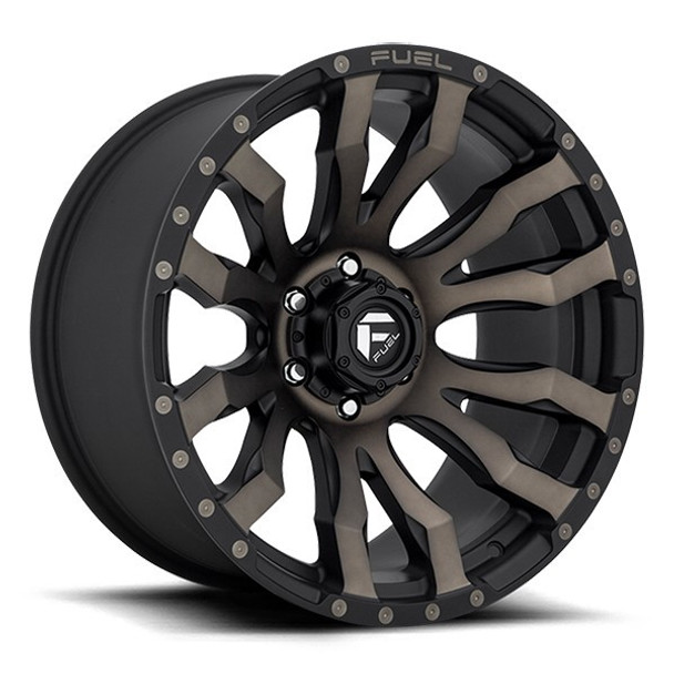 Fuel Offroad Wheels Blitz D674 Matte Black w/ Machined Dark Tint 20x10 -18mm Offset 6x139.7 (6x5.5) Fuel Offroad Wheels Blitz D674 Matte Black w/ Machined Dark Tint 20x10 -18mm Offset 6x139.7 (6x5.5)