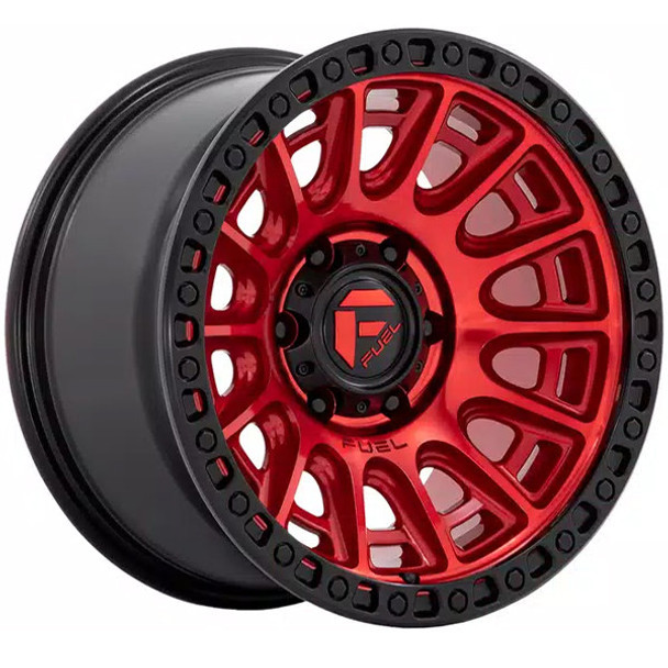 Fuel Offroad Wheels Cycle D834 Candy Red With Black Ring 17x9 -12mm Offset 6x139.7 (6x5.5) Fuel Offroad Wheels Cycle D834 Candy Red With Black Ring 17x9 -12mm Offset 6x139.7 (6x5.5)