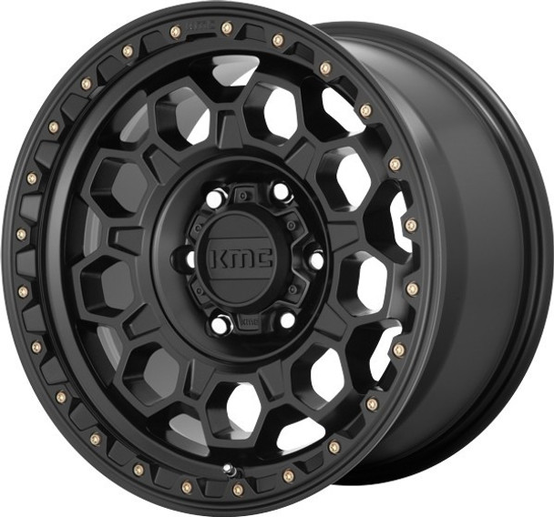 KMC Wheels Trek KM545 Satin Black 17x9 0mm Offset 6x139.7 (6x5.5) KMC Wheels Trek KM545 Satin Black 17x9 0mm Offset 6x139.7 (6x5.5)