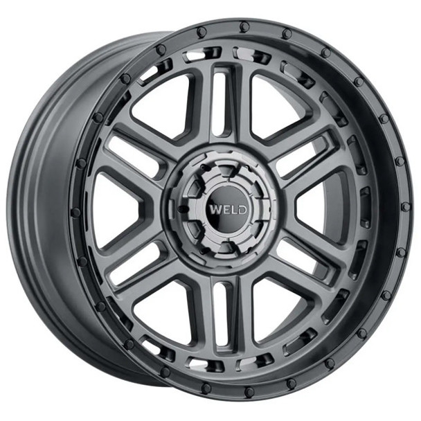 WELD Offroad Wheels Crux W221 Satin Gun Satin Black 22x12 -44mm Offset 6x135,6x139.7 (6x5.5) WELD Offroad Wheels Crux W221 Satin Gun Satin Black 22x12 -44mm Offset 6x135,6x139.7 (6x5.5)