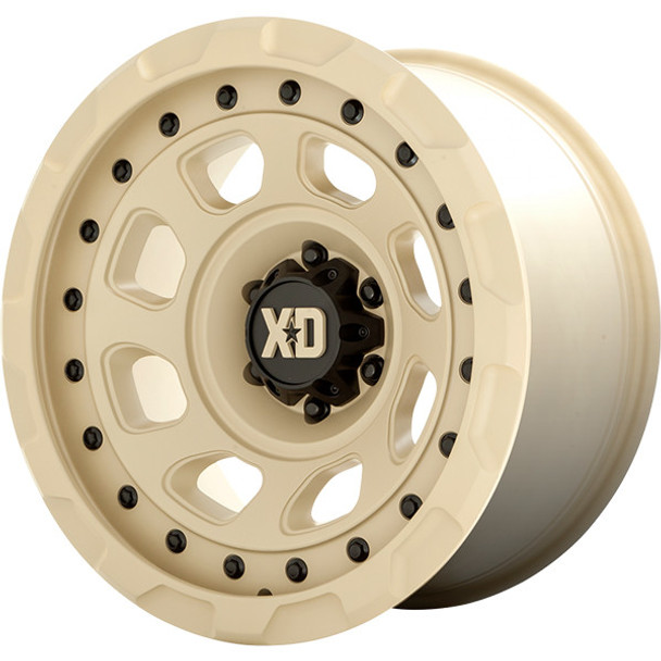 XD Series Wheels Storm XD861 Sand 17x9 -12mm Offset 5x127 (5x5) | Fits Jeep Wrangler 07-Present and Jeep Gladiator XD Series Wheels Storm XD861 Sand 17x9 -12mm Offset 5x127 (5x5) | Fits Jeep Wrangler 07-Present and Jeep Gladiator