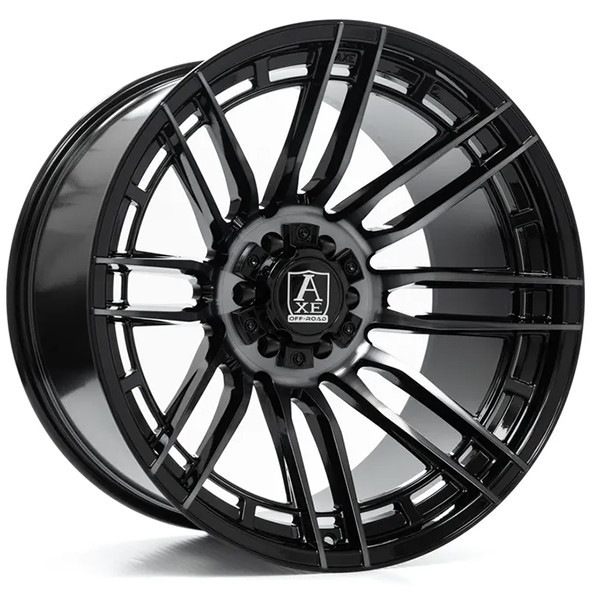 AXE Offroad Wheels Thanos Black Tinted 22x12 -44mm Offset 5x127 (5x5),5x139.7 (5x5.5) | Fits Jeep Wrangler 07-Present and Jeep Gladiator