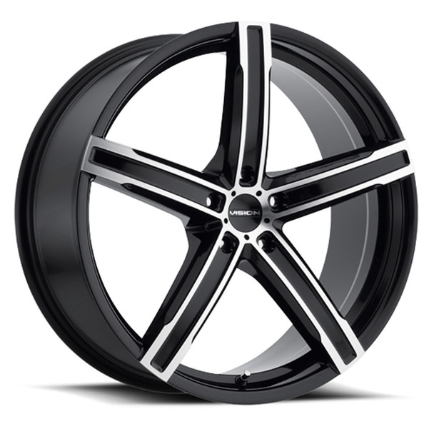 Vision Wheels Boost 469 Gloss Black Machined Face 20x8.5 35mm Offset 5x114.3 (5x4.5) Vision Wheels Boost 469 Gloss Black Machined Face 20x8.5 35mm Offset 5x114.3 (5x4.5)