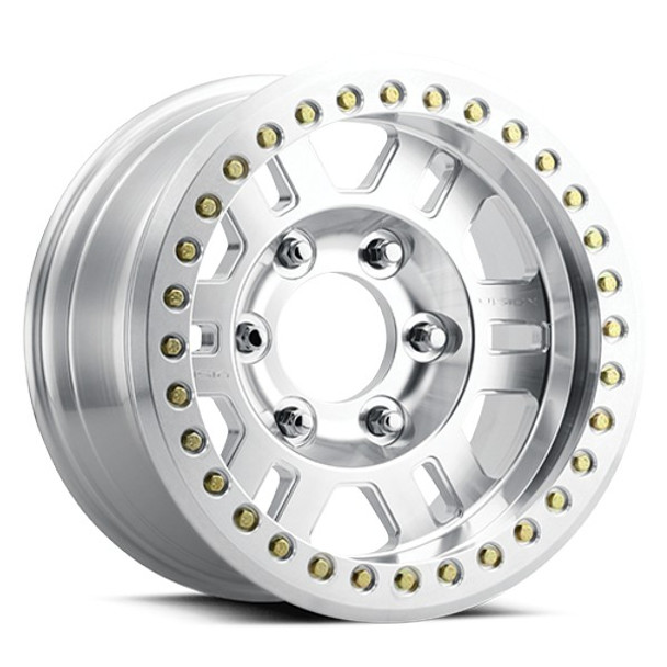 Vision Wheels Manx Competition 398 Machined 17x8.5 -15mm Offset 5x127 (5x5) | Fits Jeep Wrangler 07-Present and Jeep Gladiator Vision Wheels Manx Competition 398 Machined 17x8.5 -15mm Offset 5x127 (5x5) | Fits Jeep Wrangler 07-Present and Jeep Gladiator