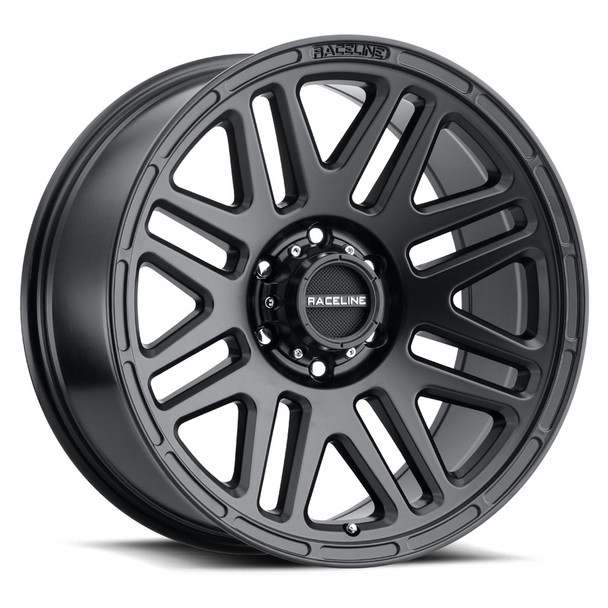Raceline Wheels Outlander 944B Satin Black 20x9 -12mm Offset 8x165.1 (8x6.5) Raceline Wheels Outlander 944B Satin Black 20x9 -12mm Offset 8x165.1 (8x6.5)
