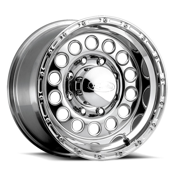 Raceline Wheels Rockcrusher 887 Polished 17x9 0mm Offset 5x127 (5x5) | Fits Jeep Wrangler 07-Present and Jeep Gladiator Raceline Wheels Rockcrusher 887 Polished 17x9 0mm Offset 5x127 (5x5) | Fits Jeep Wrangler 07-Present and Jeep Gladiator