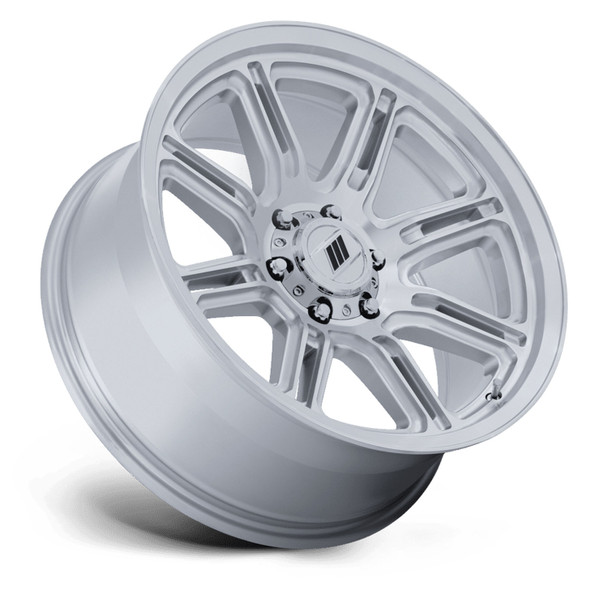 Pro Comp Wheels PA206 Snare Gloss Silver Machined Face 17x8 0mm Offset 6x139.7 (6x5.5)