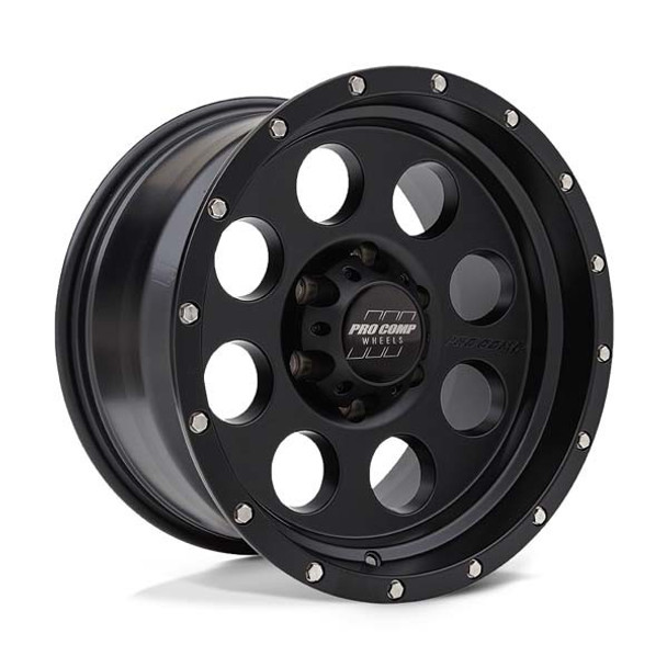 Pro Comp Wheels Proxy PA45 Satin Black 17x9 -6mm Offset 8x165.1 (8x6.5)