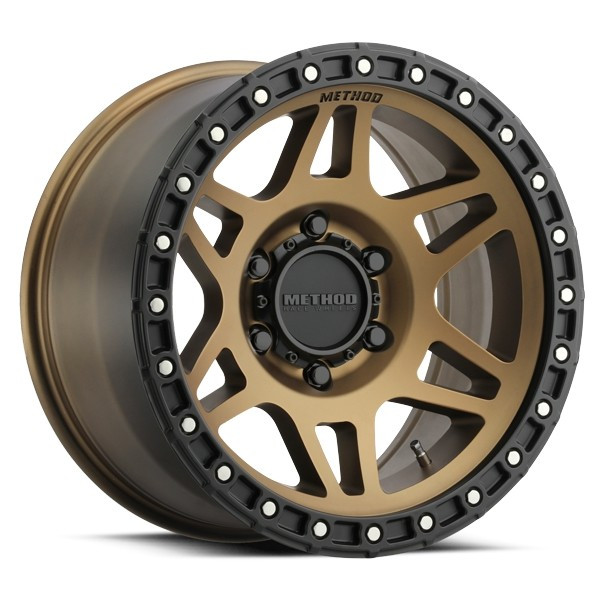 Method Wheels MR312 Bronze Black Street Loc 17x9 -12mm Offset 5x127 (5x5) | Fits Jeep Wrangler 07-Present and Jeep Gladiator