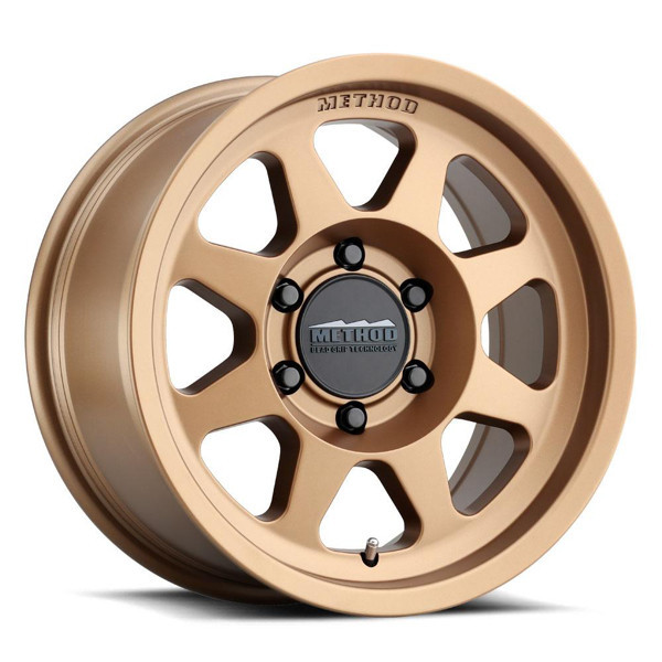 Method Wheels Bead Grip MR701 Bronze 17x9 -12mm Offset 5x127 (5x5) | Fits Jeep Wrangler 07-Present and Jeep Gladiator
