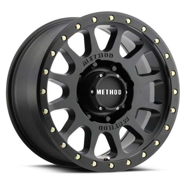 Method Wheels NV HD MR305 Matte Black 18x9 18mm Offset 8x180 Method Wheels NV HD MR305 Matte Black 18x9 18mm Offset 8x180