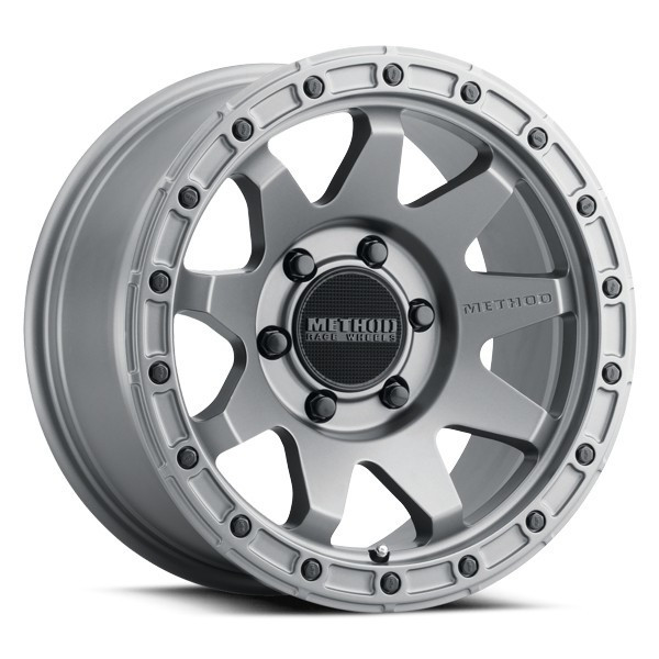 Method Wheels MR317 Titanium 17x9 -12mm Offset 5x127 (5x5) | Fits Jeep Wrangler 07-Present and Jeep Gladiator