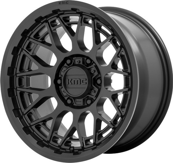 KMC Wheels Technic KM722 Satin Black 18x9 0mm Offset 6x135 KMC Wheels Technic KM722 Satin Black 18x9 0mm Offset 6x135