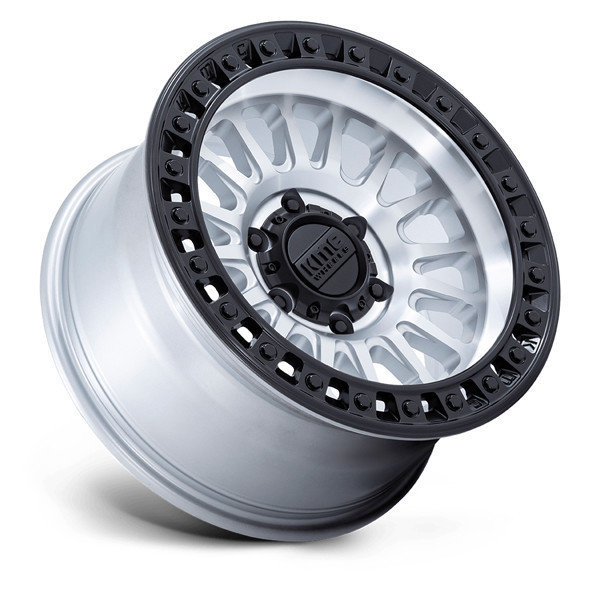 KMC Wheels IMS KM552 Machined with Matte Black Lip 17x8.5 25mm Offset 5x127 (5x5) | Fits Jeep Wrangler 07-Present and Jeep Gladiator