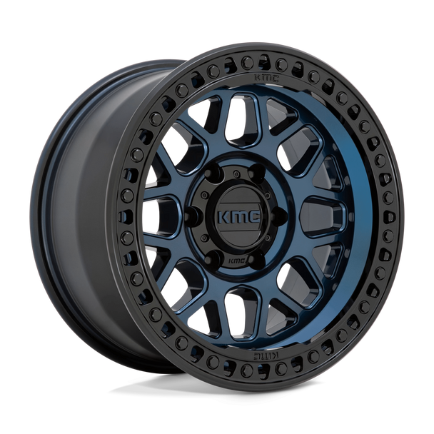 KMC Wheels GRS KM549 Midnight Blue With Gloss Black Lip 17x9 0mm Offset 6x135 KMC Wheels GRS KM549 Midnight Blue With Gloss Black Lip 17x9 0mm Offset 6x135