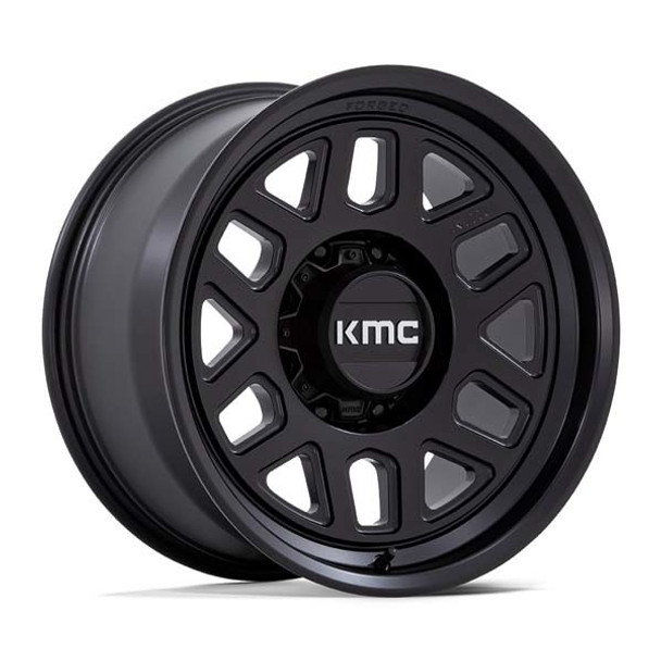 KMC Wheels Mesa Forged Monoblock KM451 Satin Black 18x9 0mm Offset 8x165.1 (8x6.5) KMC Wheels Mesa Forged Monoblock KM451 Satin Black 18x9 0mm Offset 8x165.1 (8x6.5)