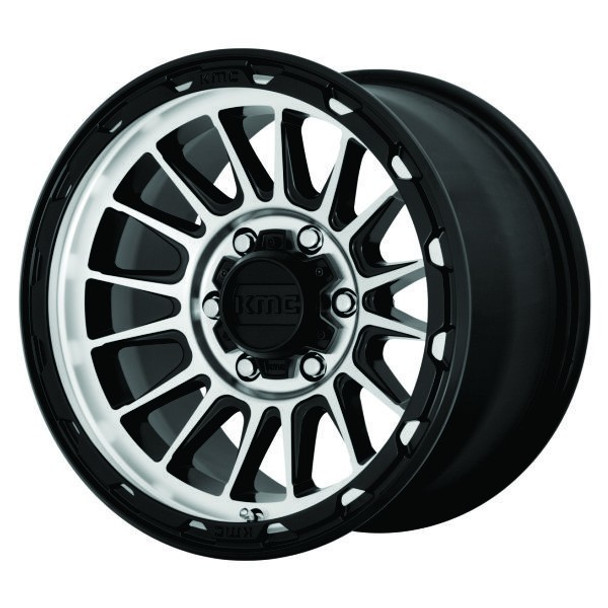 KMC Wheels Impact KM542 Satin Black Machined 18x9 18mm Offset 5x127 (5x5) | Fits Jeep Wrangler 07-Present and Jeep Gladiator KMC Wheels Impact KM542 Satin Black Machined 18x9 18mm Offset 5x127 (5x5) | Fits Jeep Wrangler 07-Present and Jeep Gladiator