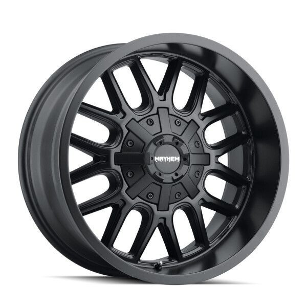 Mayhem Wheels Cogent 8107 Matte Black 20x10 -19mm Offset 5x127 (5x5),5x139.7 (5x5.5) | Fits Jeep Wrangler 07-Present and Jeep Gladiator