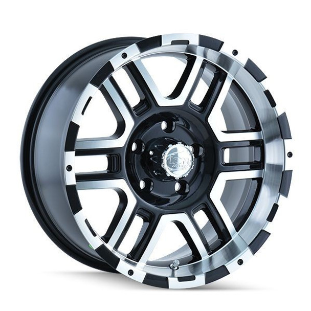ION Alloy Wheels 179 Gloss Black Machined 16x8 10mm Offset 5x114.3 (5x4.5)