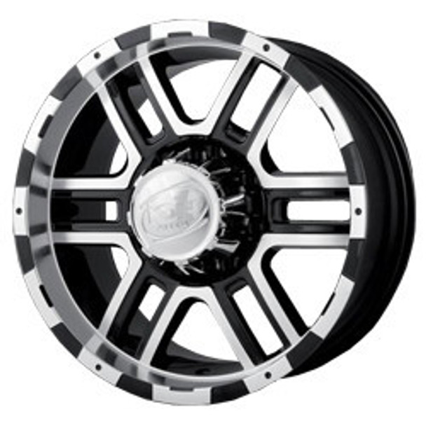 ION Alloy Wheels 179 Gloss Black w/ Machined Face 17x8 10mm Offset 5x139.7 (5x5.5)