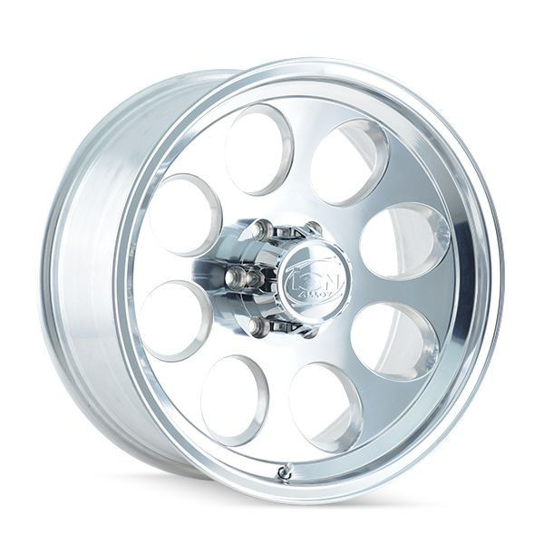 ION Alloy Wheels 171 Polished 15x10 -38mm Offset 5x114.3 (5x4.5)