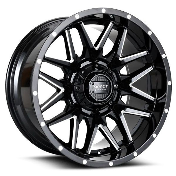 Impact Offroad Wheels 819 Gloss Black Milled 20x9 0mm Offset 6x135,6x139.7 (6x5.5) Impact Offroad Wheels 819 Gloss Black Milled 20x9 0mm Offset 6x135,6x139.7 (6x5.5)