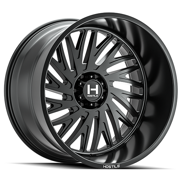 Hostile Wheels Syclone H131 Asphalt 22x12 -44mm Offset 5x127 (5x5) | Fits Jeep Wrangler 07-Present and Jeep Gladiator